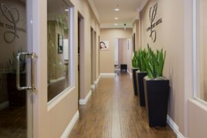 Modern dental clinic environment for implant consultations and care